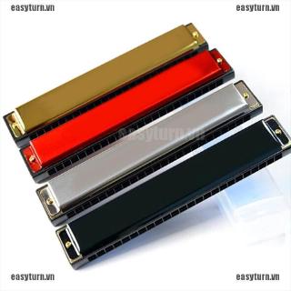 Kèn harmonica 24 lỗ bằng kim loại cho người bắt đầu