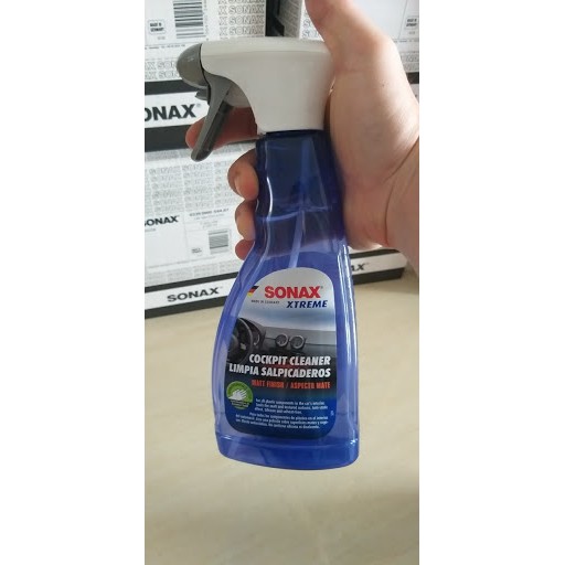 SONAX - Bảo Vệ Làm Sạch Nhựa Plastic, Làm Liền Vết Xước (Sonax Xtreme Cockpit Cleaner  500ml) [Hàng Đức Chính Hãng]