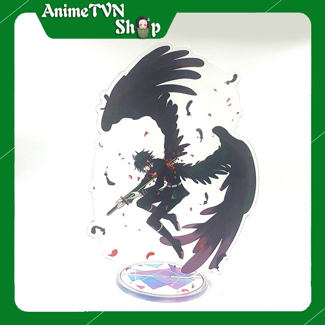 Tượng Mica Standee anime/manga Owari no Seraph - Nhựa Cứng Acrylic In nhiều chi tiết sắc nét có bảng tên