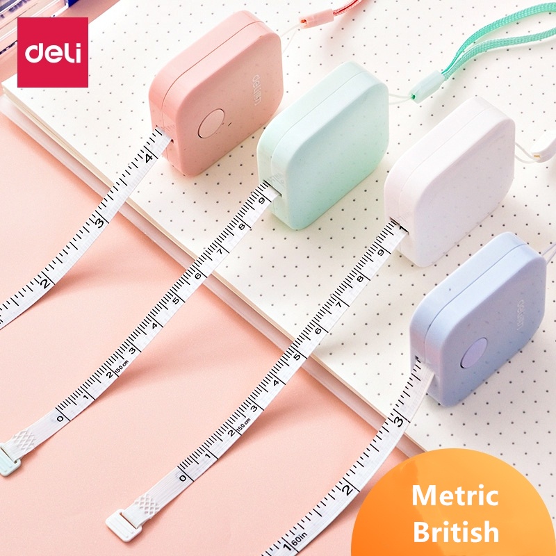 Thước cuộn dây da mini tiện dụng 1.5m nhiều màu