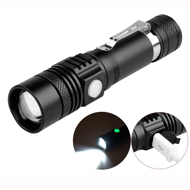 Đèn pin siêu sáng công suất lớn XHP50 ( TẶNG 1 PIN SIÊU KHỦNG 18650 )