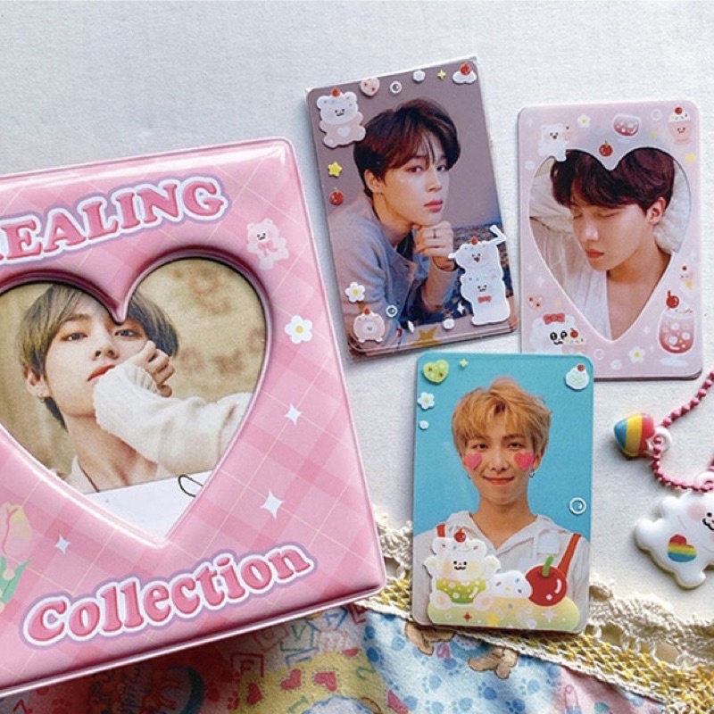 FRAME PINKRUE TRONG SUỐT - ẢNH TRANG TRÍ PHOTOCARD