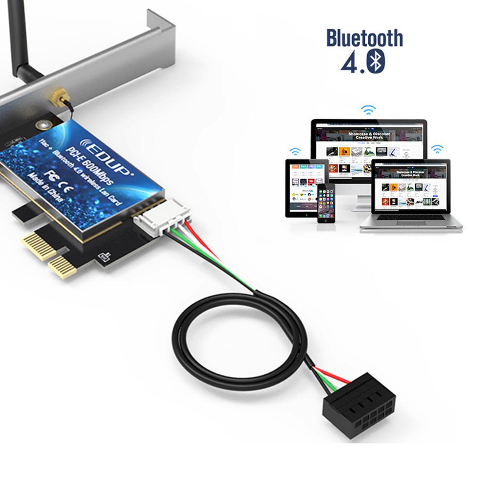 Bộ chuyển đổi Wi-Fi Bluetooth PCI Express 2.4GHz / 5.8Ghz Dual Band AC600 | BigBuy360 - bigbuy360.vn
