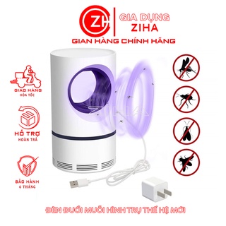 Đèn bắt muỗi, đèn đuổi muỗi hình trụ thế hệ mới 2021 wd-06 cắm cổng usb thông minh