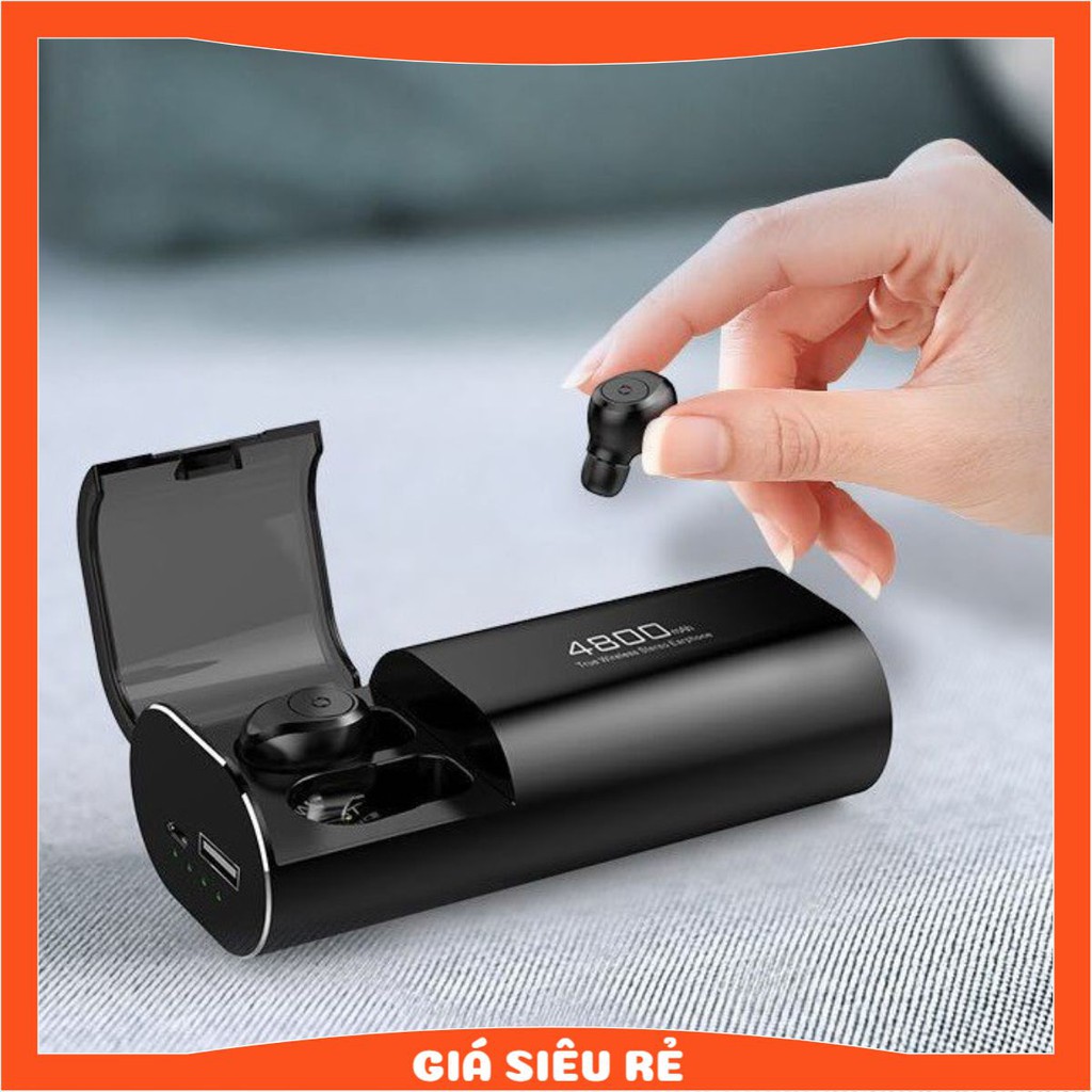 Tai nghe Bluetooth Không Dây Nhét Tai Kiêm Sạc Dự Phòng Amoi S11 TWS Nâng Cấp Hơn i7, i9, i12, F9, F9 Pro HiYouShop.01