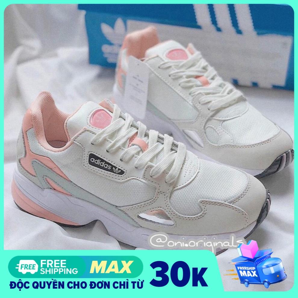 giày adidas falcon ( hồng trắng) 🥇