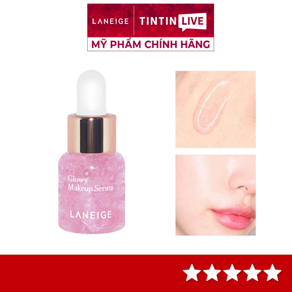 Tinh Chất Lót Trang Điểm Laneige Glowy Makeup Serum 5ml