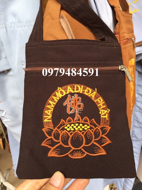 Túi Đeo Đi Chùa Nhí Nhỏ Xinh, 5 Màu Lựa Chọn, Đựng Được Tiền Và Điện Thoại, kích thước 15x19cm Vô Cùng Tiện Lợi | BigBuy360 - bigbuy360.vn