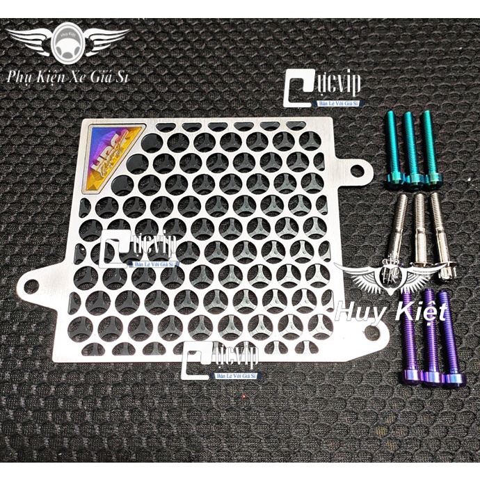 Che Két Nước Nhôm Kiểu Thái + Tem Titan + Ốc GR5, Salaya Vario 15 - 21, AB 16 - 21, SH 12 - 19, SH Mode 13 - 19 MS5361