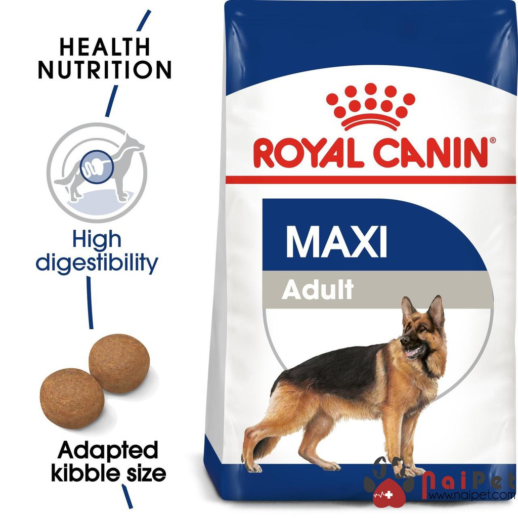 Thức Ăn Hạt Cho Chó Trưởng Thành Cỡ Lớn Maxi Adult Royal Canin 1kg
