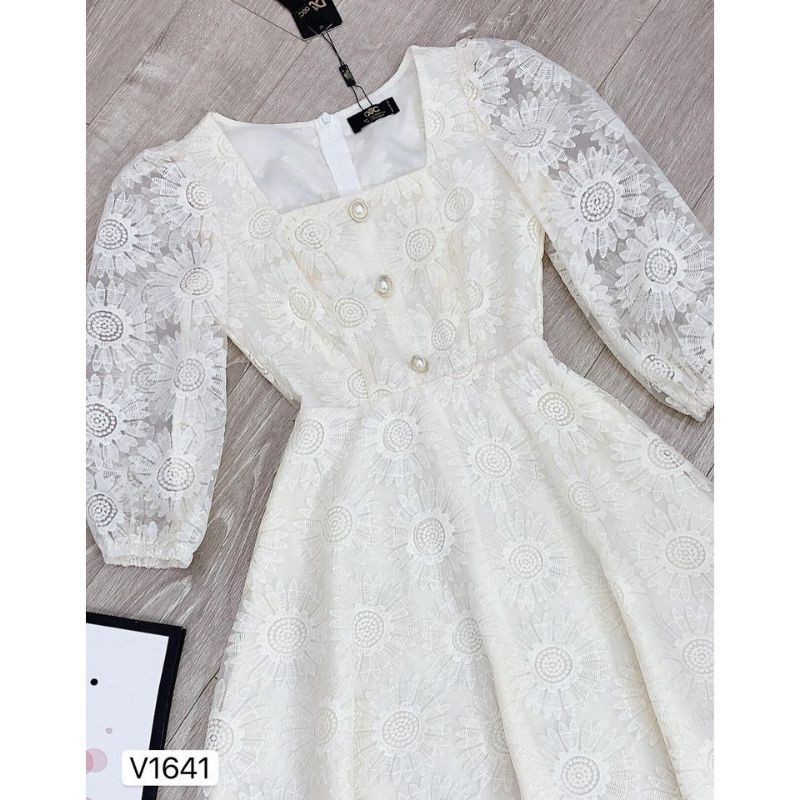 [VÁY ĐI TIỆC CAO CẤP] Váy trắng thiết kế dáng xòe chữ A | BigBuy360 - bigbuy360.vn