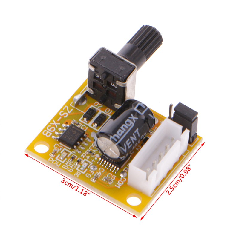 Bảng mạch điều khiển tốc độ động cơ DC 5v-12v 2A 15W