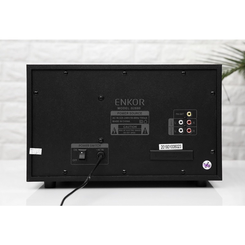 Loa vi tính Bluetooth Enkor S2880 Đen chính hãng mới 100%