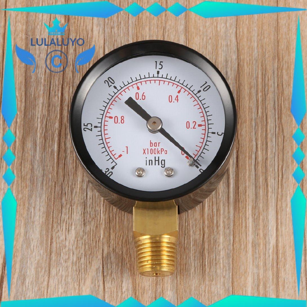 Đồng Hồ Đo Áp Suất Chân Không Bằng Thép 1 / 4 "Npt - 30hg / 60psi
