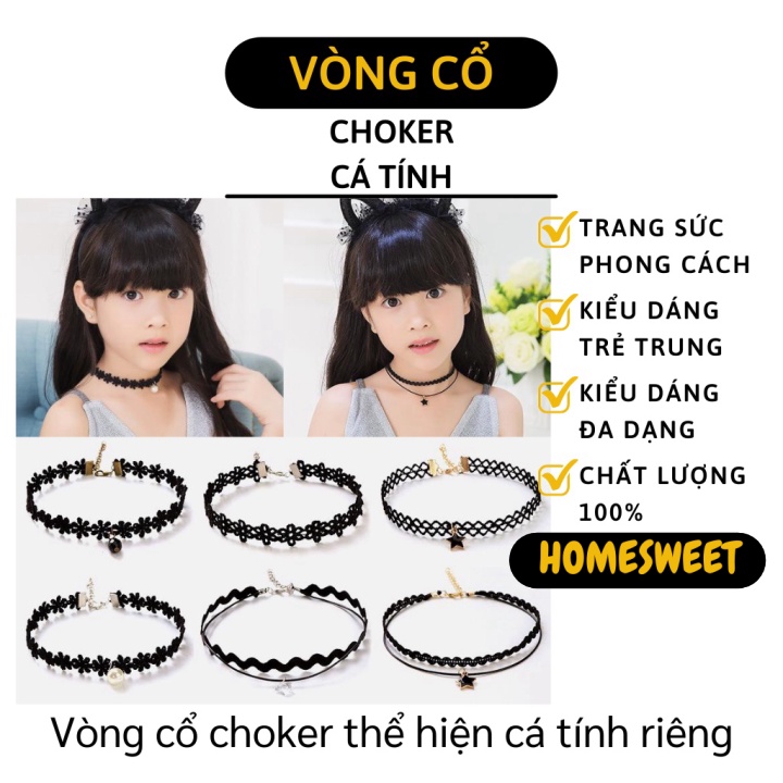 Vòng Chocker - Vòng Cổ Nữ Thời Trang, Cá Tính Nhiều Mẫu Đẹp Sang Trọng 6146
