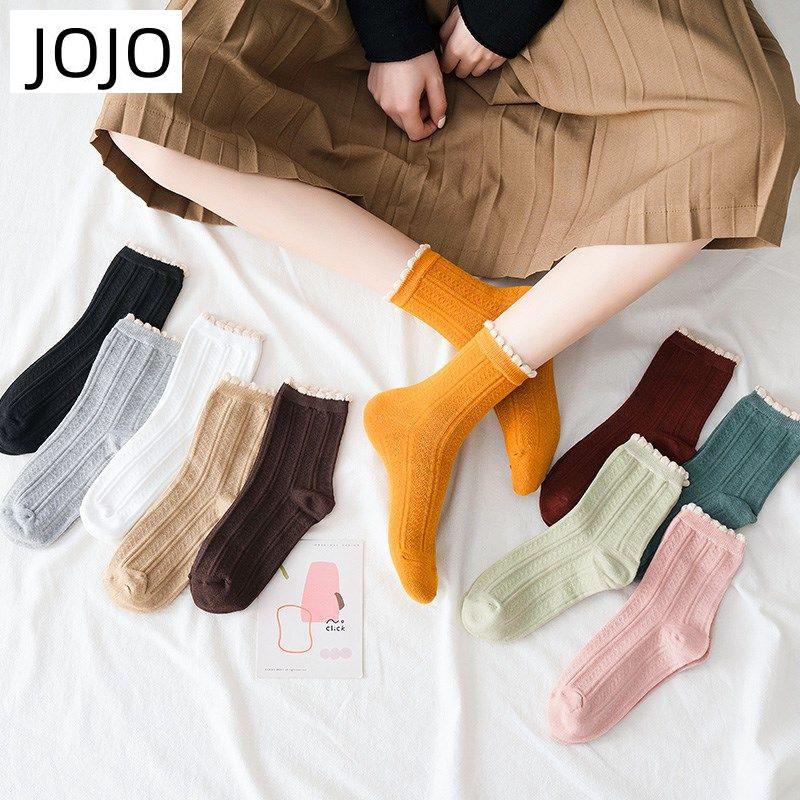 Vớ Cotton Mỏng Phong Cách Nhật Hàn Thời Trang Xuân Thu Cho Nữ