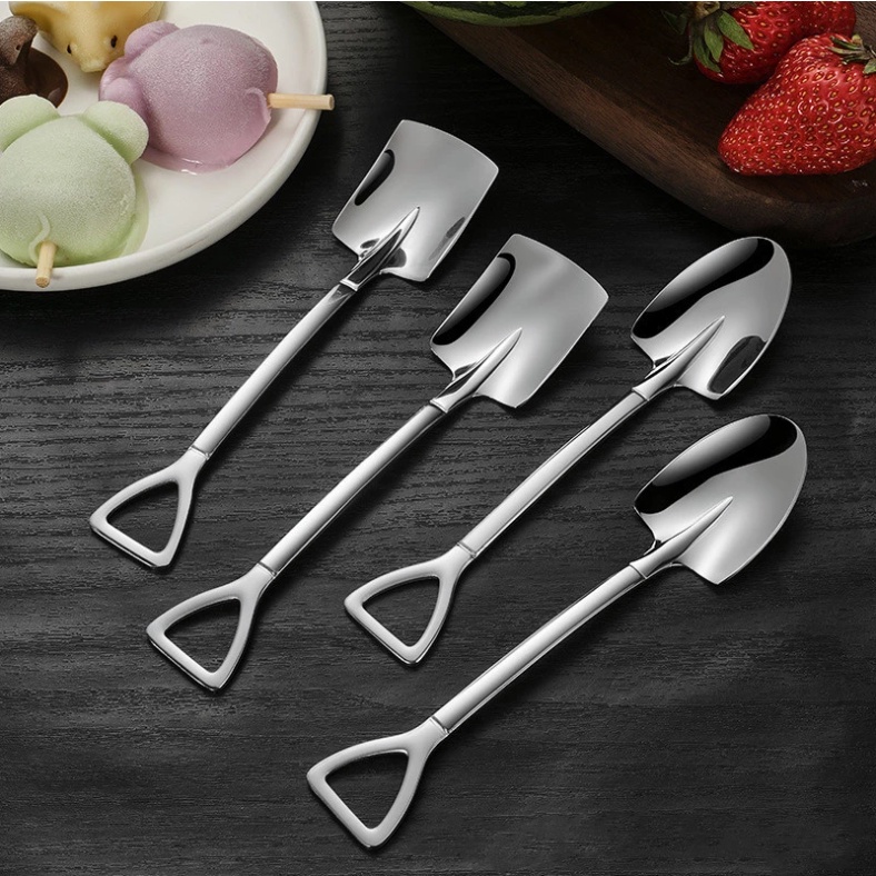 Muỗng cà phê bằng thép không gỉ 304 thiết kế cổ điển độc đáo