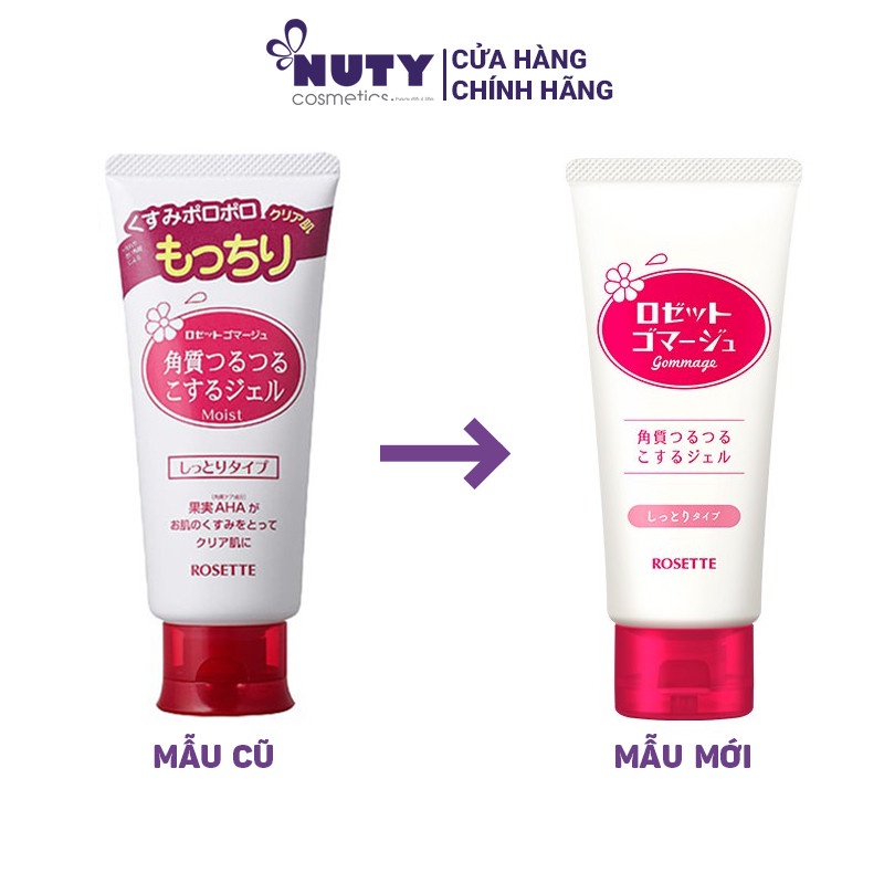 Gel Tẩy Tế Bào Chết Dành Cho Da Khô Rosette Peeling Gel (120g)