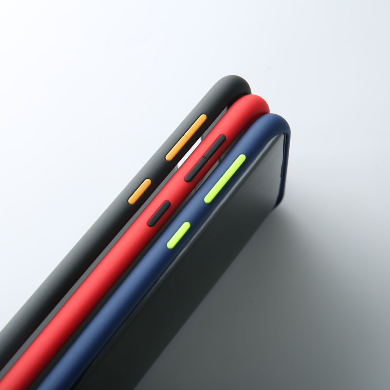 Ốp điện thoại nhám cứng chống bám vân tay viền silicon chống sốc cho Samsung S10 5G S10+ Plus S 10e S10 5G