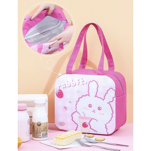 Túi đựng cơm giữ nhiệt hình dễ thương