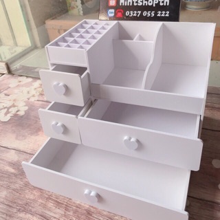 Kệ đựng mỹ phẩm Plus trắng chất lượng