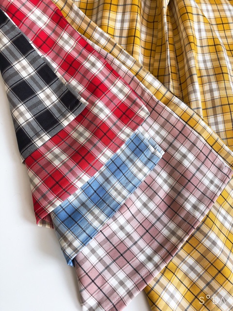 quần culottes kẻ caro cúc khóa chất thô nhiều màu xinh xắn | BigBuy360 - bigbuy360.vn