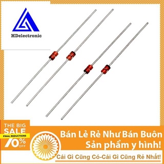 5 chiếc diode zener 1w nhiều trị số hiệu điện thế đi ốt
