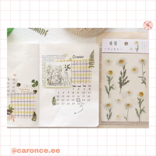 Sticker hoa lá thơ mộng trang trí