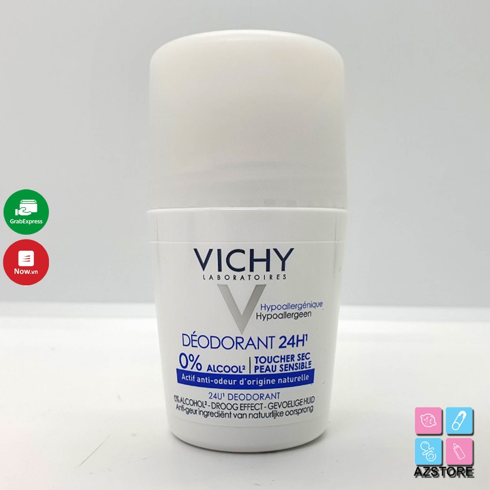 Lăn khử mùi Vichy - Lăn nách khô thoáng Vichy Traitement Anti-Transpirant 50ml