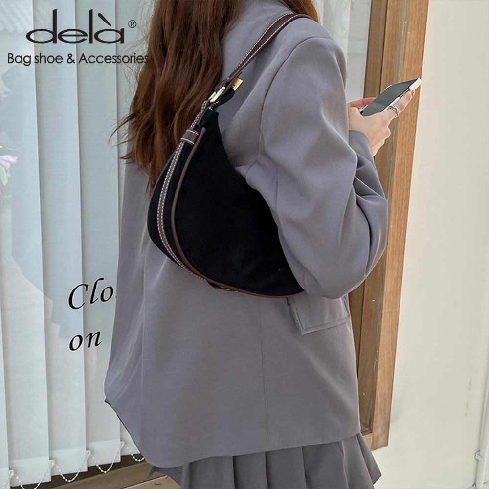 Dela Túi Đeo Vai Phong Cách Pháp retro Thời Trang Xuân Hè
