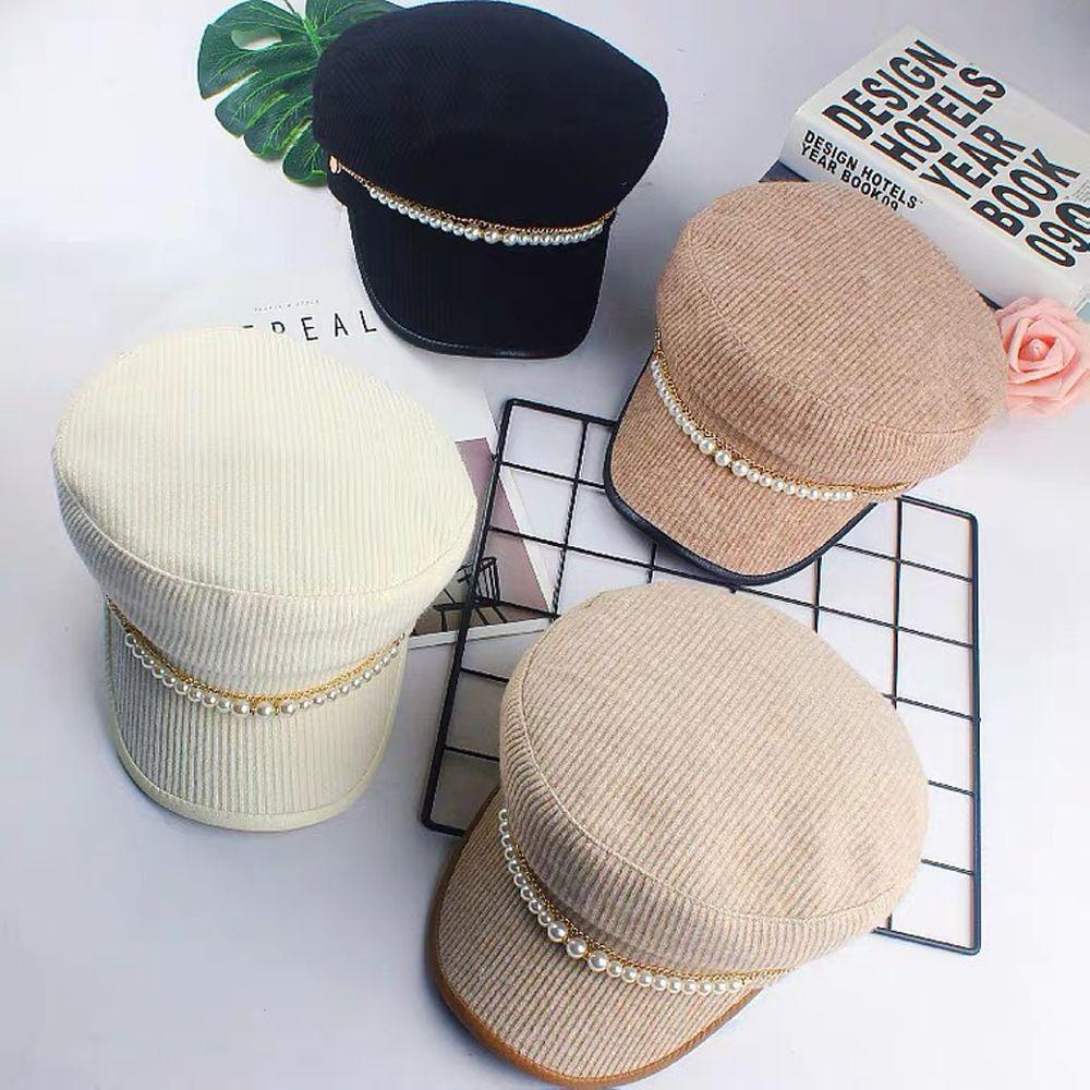 NICKOLAS Mũ Beret Vải Cotton Polyester Phong Cách Cổ Điển Thời Trang Cho Nữ