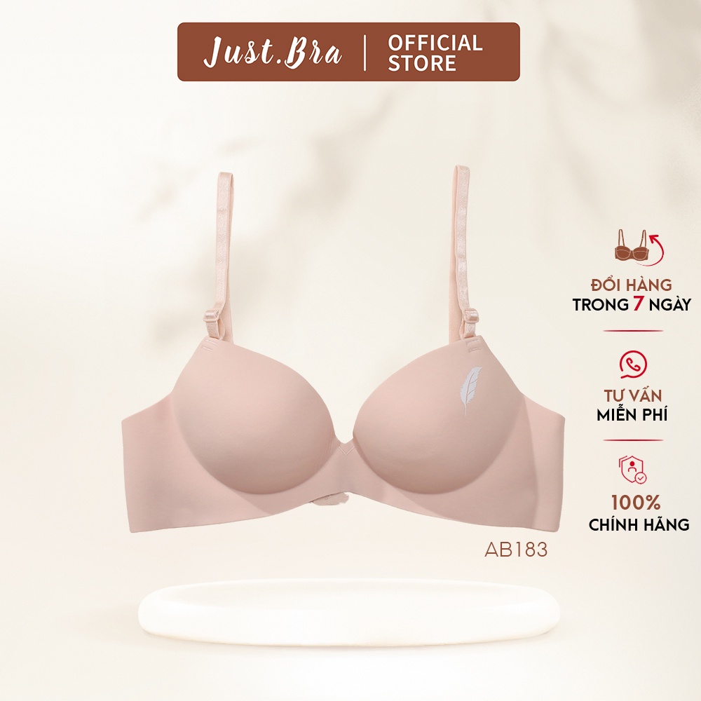 Áo ngực không gọng Just Bra su đúc mút vừa nâng ngực AB183