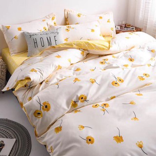 Set poly cotton hoa thủy tiên vàng