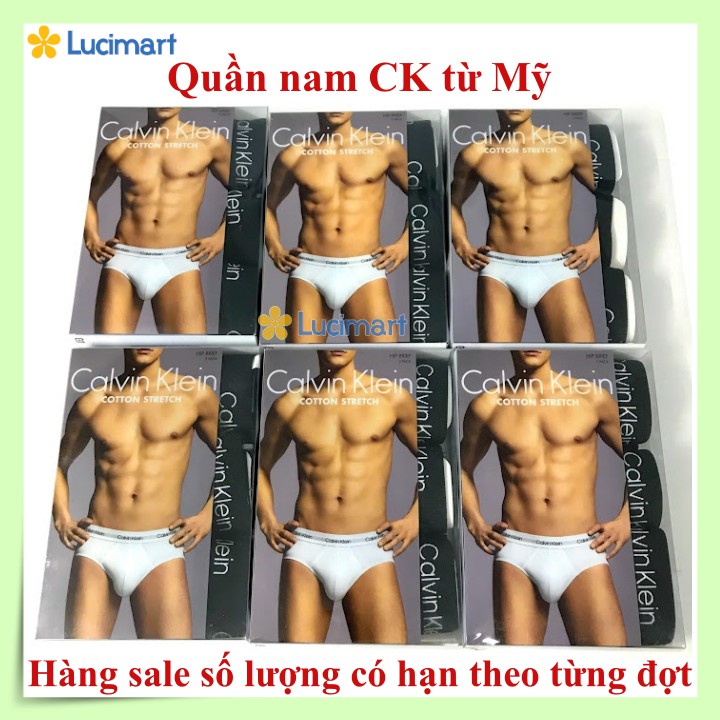 Set 3 hoặc 4 quần lót nam Calvin Klein [Hàng Mỹ]