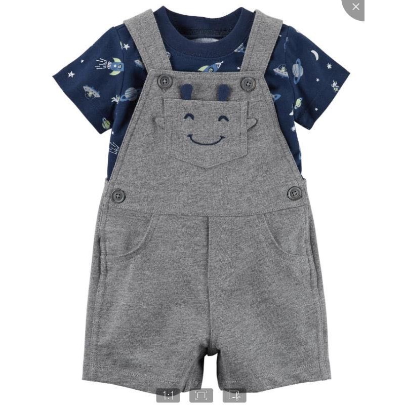 Set Bodysuit &amp; Áo Yếm Carter's bé trai xuất xịn sz 3-18 tháng