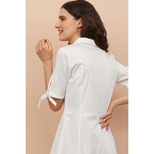 Đầm Midi chất kate thun co giãn HM