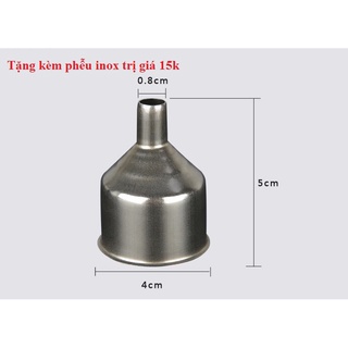 Phễu Inox, chén inox rộng 3,5 x dài 5 cm shopxuka247