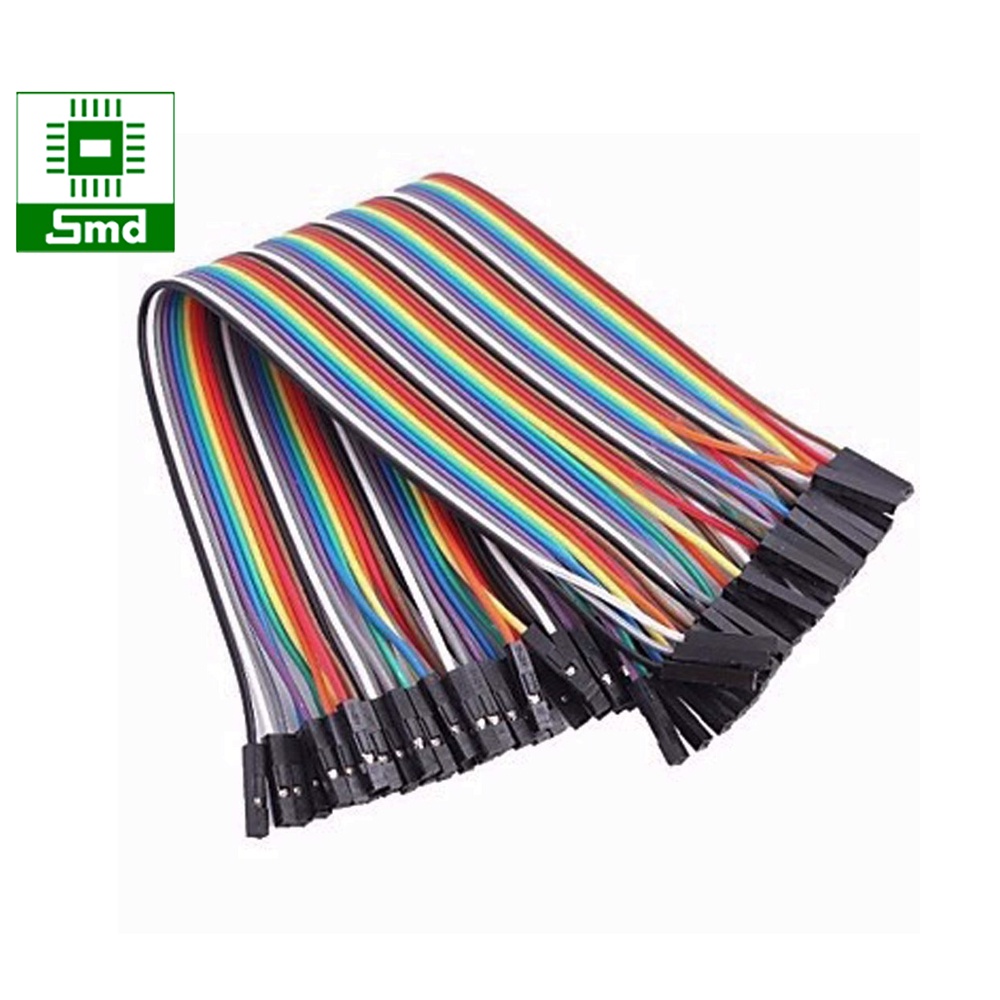 10 Sợi Dây Cắm Test Board Sợi Đồng Chất Lượng Cao. Dây Cắm Nối Mạch Nhiều Màu Đực Đực Cái Cái Độ Dài 10Cm 20Cm 30Cm