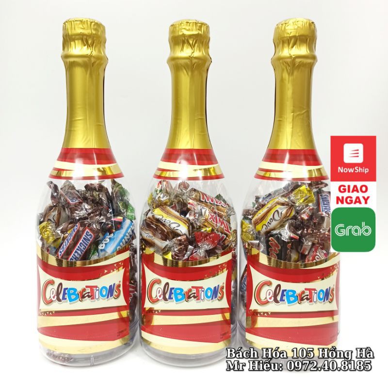 [Mã GROSALE2703 giảm 8% đơn 250K] [T9/2021] Kẹo socola Celebrations tổng hợp 312g