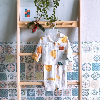 Bộ pyjama và yukata đùi cho bé