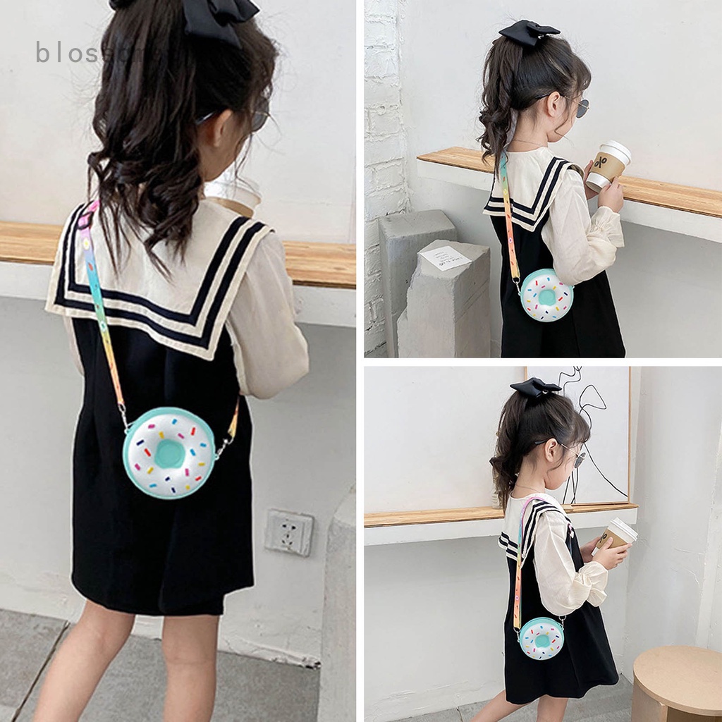 Túi đeo chéo Mini hình que kem dễ thương cho bé gái