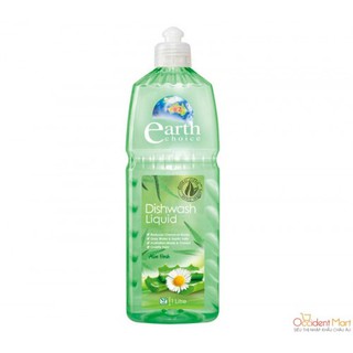 Nước Rửa Chén Cao Cấp Earth Choice Aloe Fresh Chai 1lit