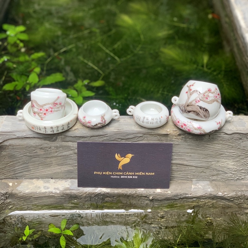 Cóng chim vẽ tay HOA - Cửu Chính Đường