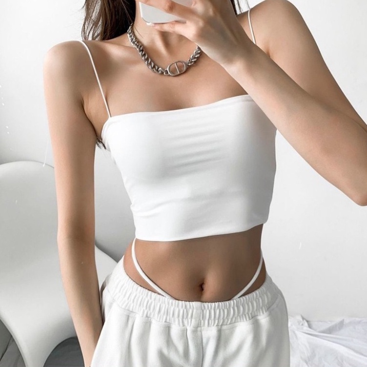 Áo bra ren CROP04 dáng dài thiết kế dây chéo lưng gợi cảm
