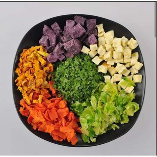 RAU CỦ SẤY CHO THÚ CƯNG MIX 6 LOẠI