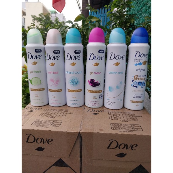 Xịt Khử Mùi Dove 150ml