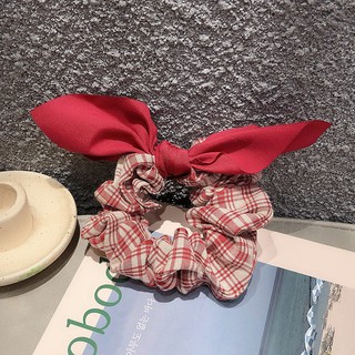  INS Scrunchies Dây buộc tóc hoa