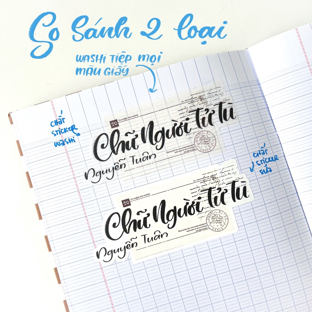 Sticker Tựa Bài Văn Học 11 - Sticker Ham Học - Hidari