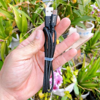 Cáp sạc Hoco dài 1m dây dù đầu Micro USB/Type-C/