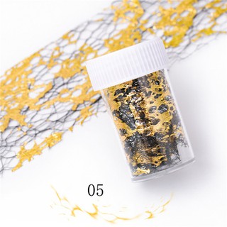 Lưới ren ẩn nhũ trang trí móng tay